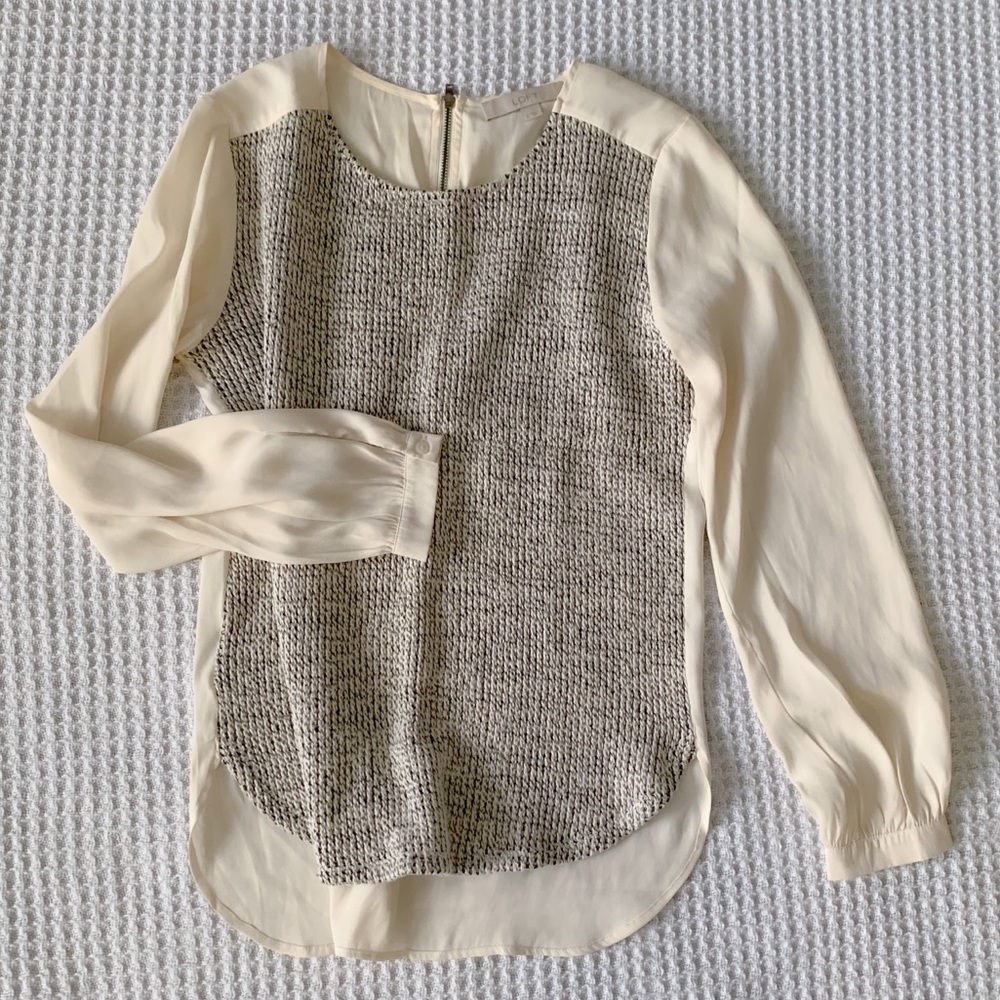 Tweed front Blouse Women’s S